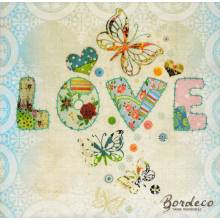 Serwetka do decoupage GOMAR INVEST Love 33x33